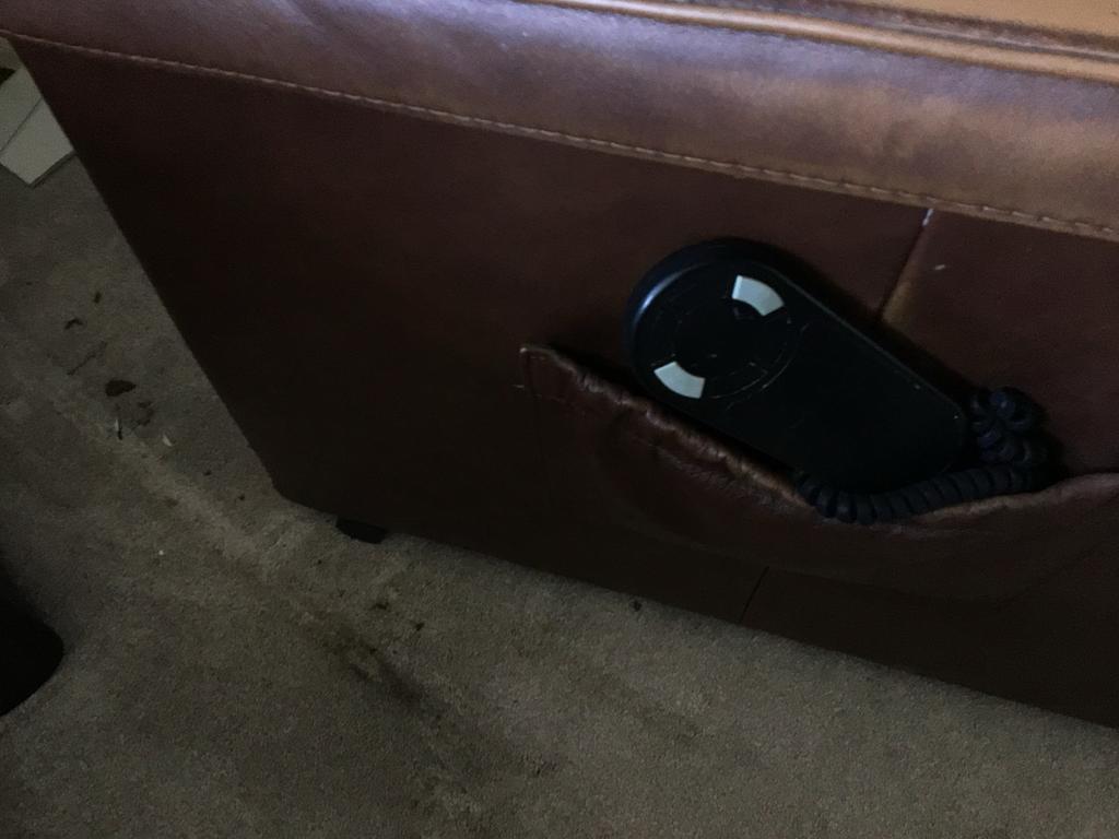 Leren elektrische fauteuil, Huis en Inrichting, Fauteuils, Ophalen of Verzenden, Gebruikt, Leer, 75 tot 100 cm