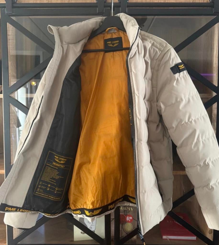 PME Legend winterjas M, Kleding | Heren, Jassen | Winter, Ophalen of Verzenden, Zo goed als nieuw, Overige maten, Beige