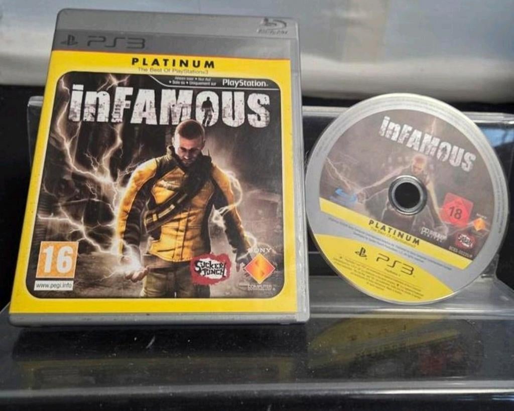 Infamous Platinum PS3 Game - Actie/Avontuur, Avontuur en Actie, Gebruikt, Ophalen of Verzenden, Vanaf 16 jaar