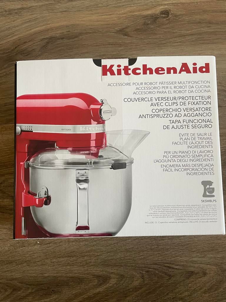 KitchenAid Schenkschild voor grote mengkom (5KSMBLPS), Witgoed en Apparatuur, Keukenmixers, 4 liter of meer, Nieuw, Ophalen of Verzenden