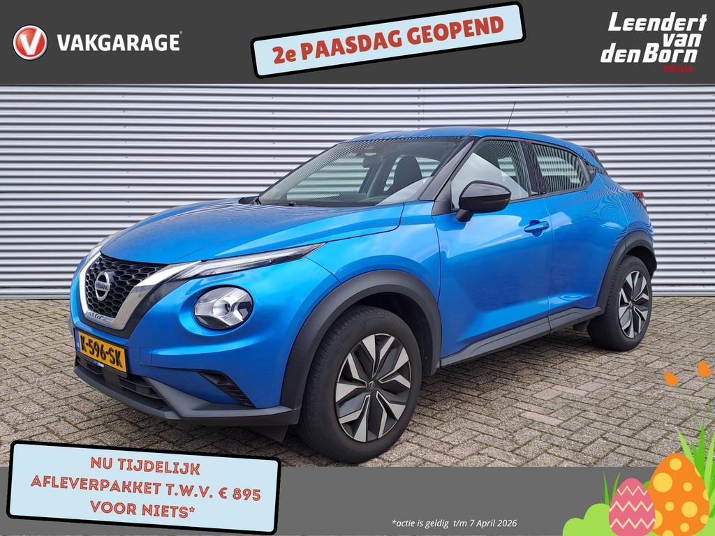 Nissan Juke 1.0 DIG-T Acenta | DAB | Apple Carplay/Android A, Voorwielaandrijving, 12 maanden, Stof, Euro 6