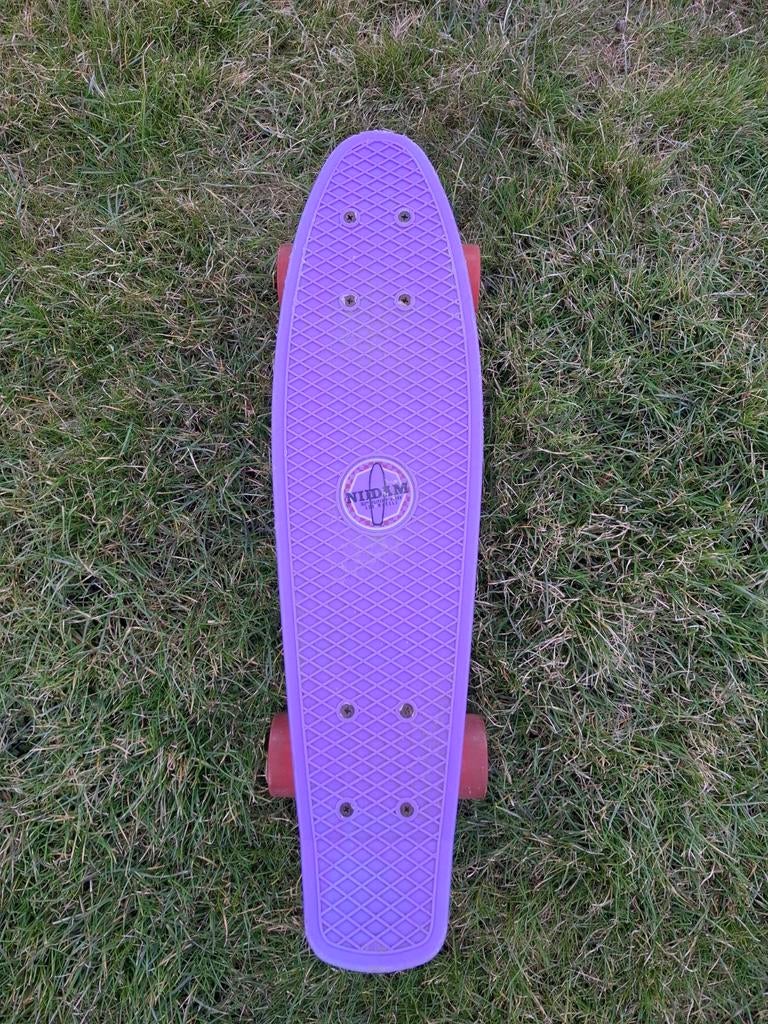 Nijdam skateboard met led lichtjes, Ophalen of Verzenden, Gebruikt, Skateboard