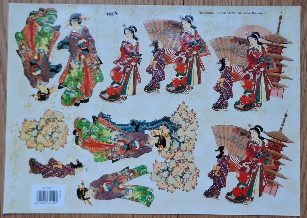 3D-Knipvel (TBZ Rotterdam) - Japans z nr. 572149, Ophalen of Verzenden, Nieuw, Knipvel