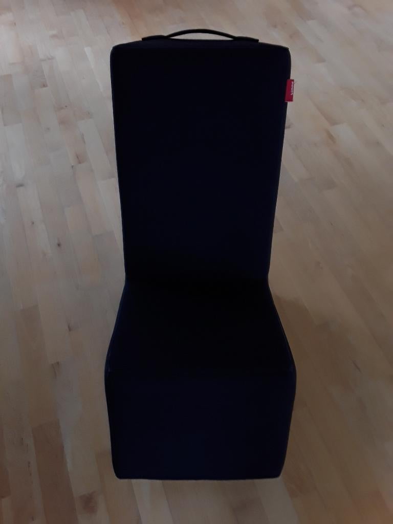 Lummel stoeltjes zwart en beige, Ophalen, Gebruikt, Twee, Zwart