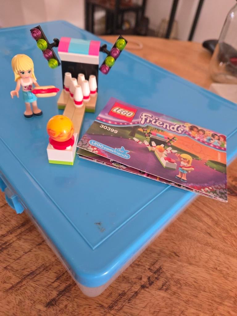 Lego Friends Bowling Set 30399 met Minifiguur, Ophalen of Verzenden, Zo goed als nieuw, Complete set, Lego