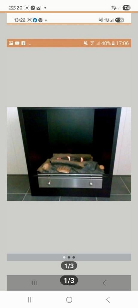 Ruby fire sfeerhaard, Ophalen of Verzenden