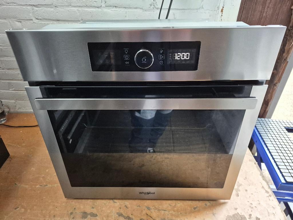 NETTE WHIRLPOOL 60X60 HETELUCHT INBOUW OVEN TE KOOP, Gebruikt, Hete lucht, 60 cm of meer, Ophalen of Verzenden