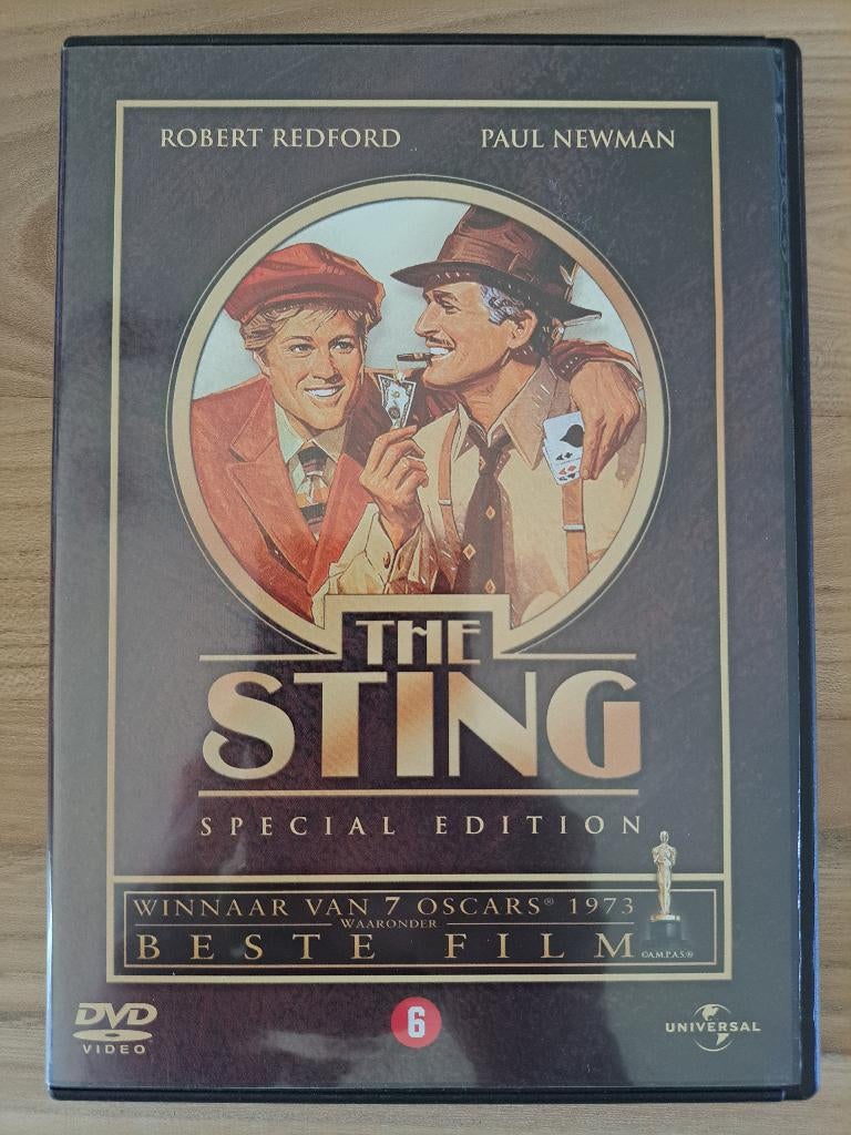 dvd The Sting, Cd's en Dvd's, Dvd's | Klassiekers, Ophalen of Verzenden, Zo goed als nieuw, Actie en Avontuur, Alle leeftijden