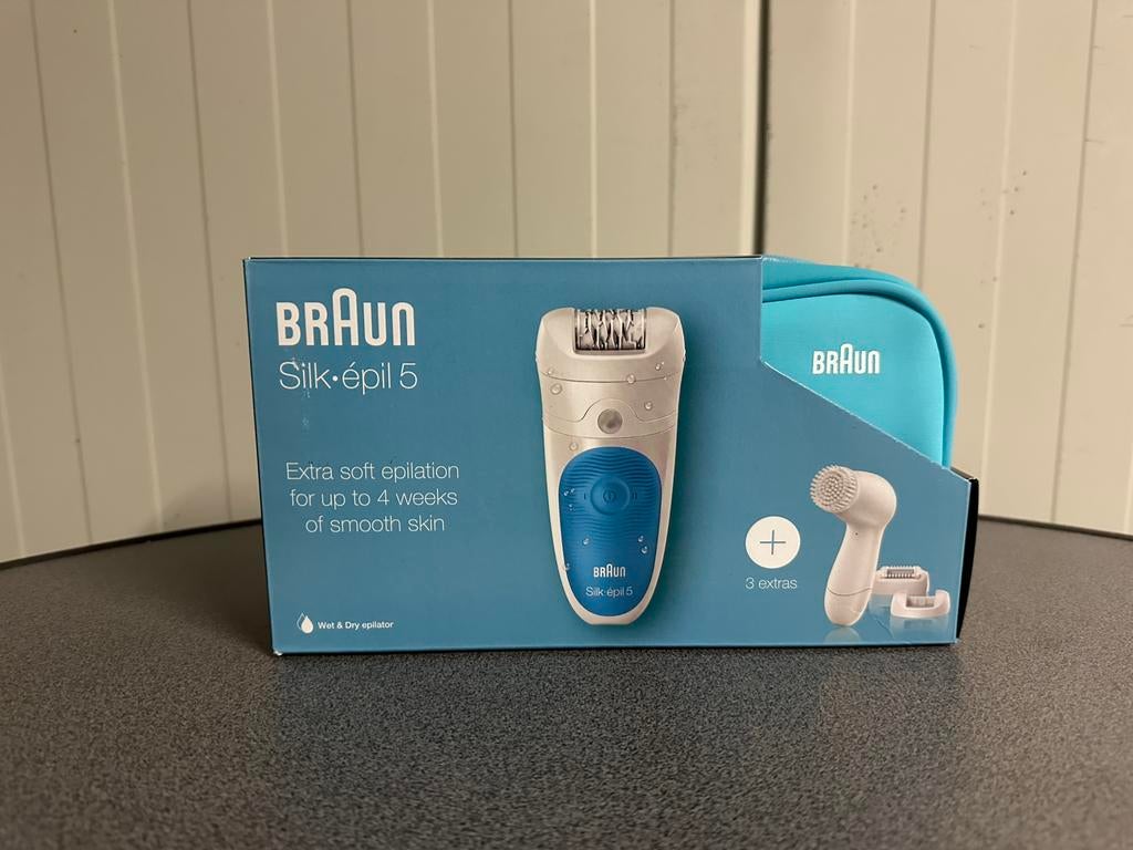 BRAUN EPILATOR SILKEPIL SE5-545GS GIFT, Ophalen of Verzenden, Zo goed als nieuw, Scheren en Epileren