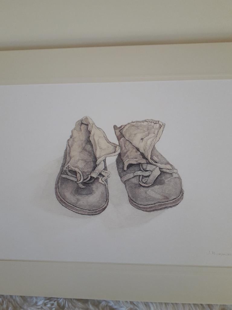 reproductie "Versleten kinderschoentjes"., Ophalen