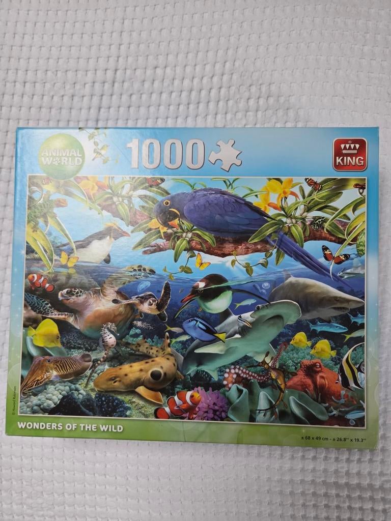 Puzzel 1000 stuks - Wonders of the World, Ophalen of Verzenden, 500 t/m 1500 stukjes, Zo goed als nieuw, Legpuzzel