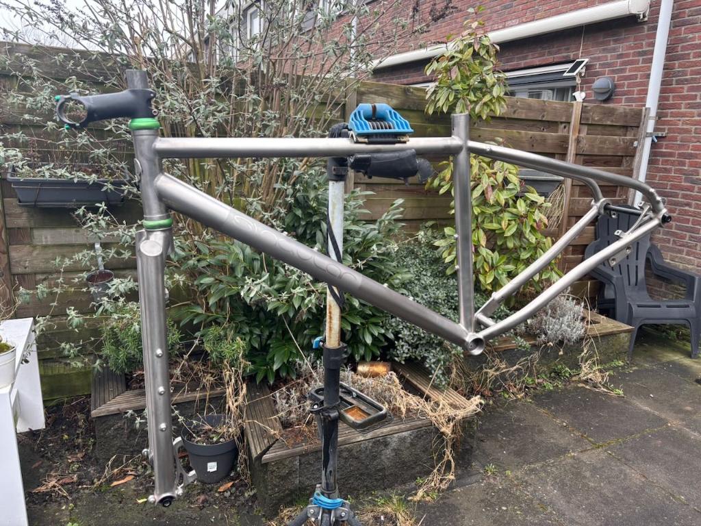 Singular Gryphon Ti titanium frameset, Ophalen, Zo goed als nieuw, Frame, Titanium