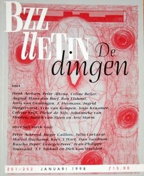De Dingen - Bzzlletin: literair magazine, Ophalen of Verzenden, Zo goed als nieuw