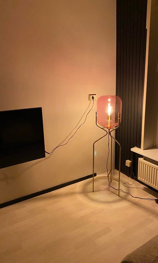 Qazqa vloerlamp, Huis en Inrichting, Lampen | Vloerlampen, Ophalen, Zo goed als nieuw, 150 tot 200 cm