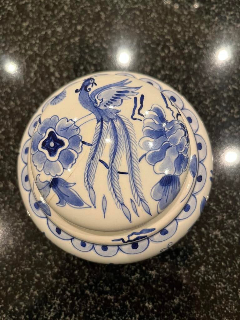 Delfts Blauw Potje  De Pauw Goedewaagen Gouda, Antiek en Kunst, Antiek | Keramiek en Aardewerk, Ophalen of Verzenden