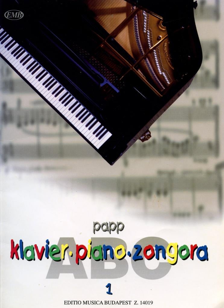 Piano ABC door Papp Lajos 1 Piano les voor beginners., Overige genres, Les of Cursus, Ophalen of Verzenden, Zo goed als nieuw