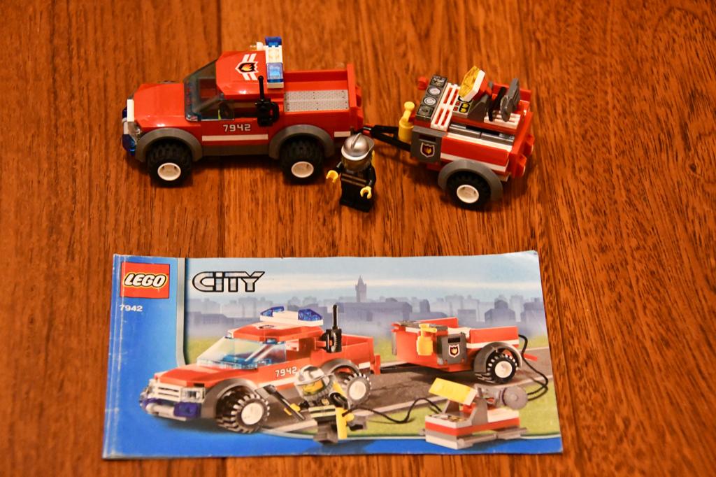 LEGO City Brandweer Pick-Up Truck - 7942, Ophalen of Verzenden, Zo goed als nieuw, Complete set, Lego