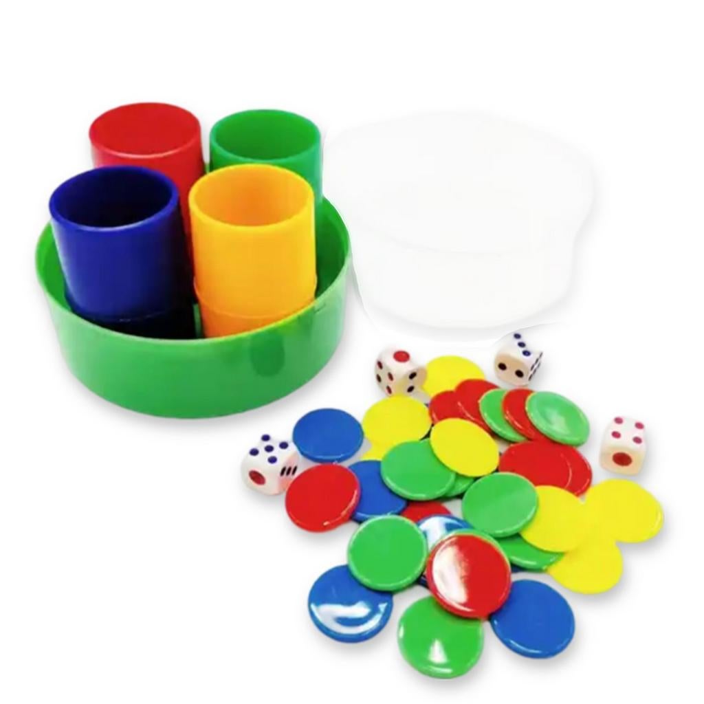 Parchisi Bordspel Accessoires Set, Hobby en Vrije tijd, Gezelschapsspellen | Bordspellen, Gebruikt, Drie of vier spelers, Vijf spelers of meer