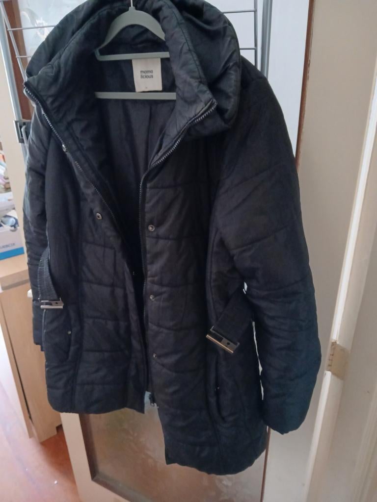 Mamalicious zwangerschap winterjas, Kleding | Dames, Positiekleding, Ophalen of Verzenden, Zo goed als nieuw, Zwart