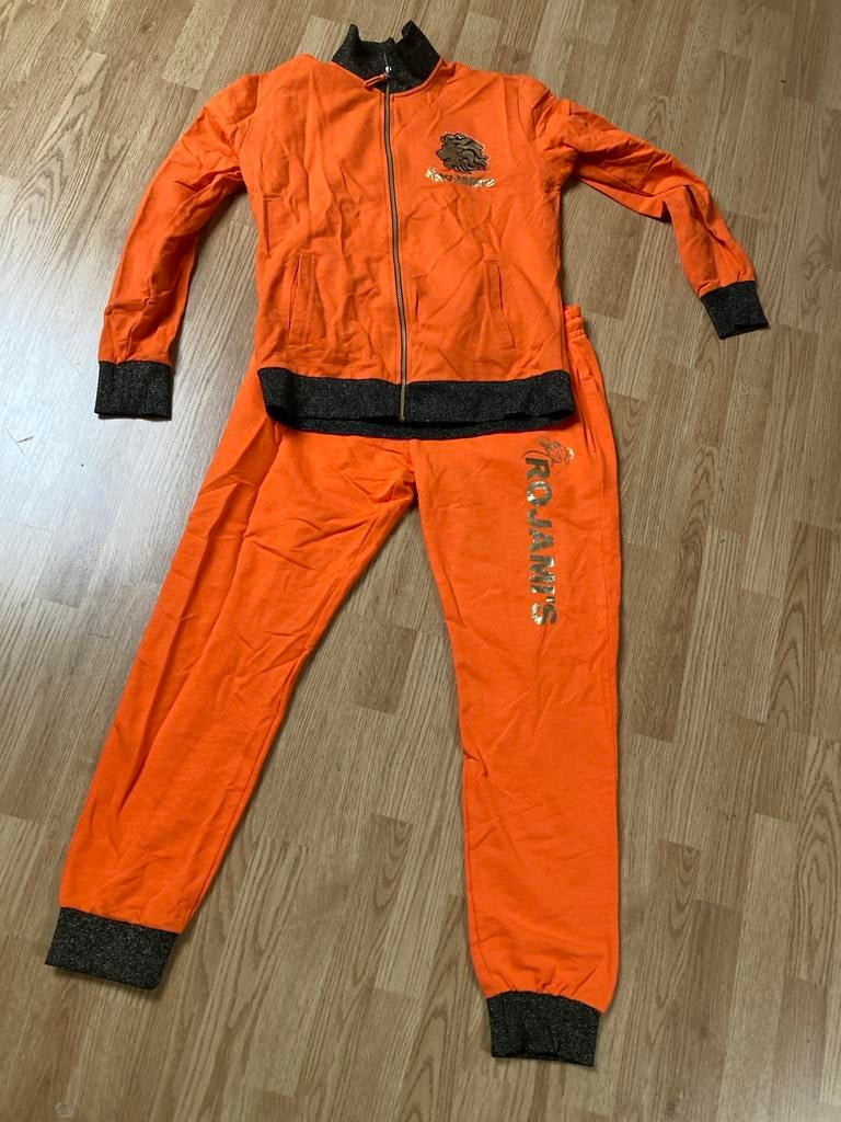 Roy Donders Oranje Pak - Maat XXL, Ophalen, Zo goed als nieuw, Overige maten