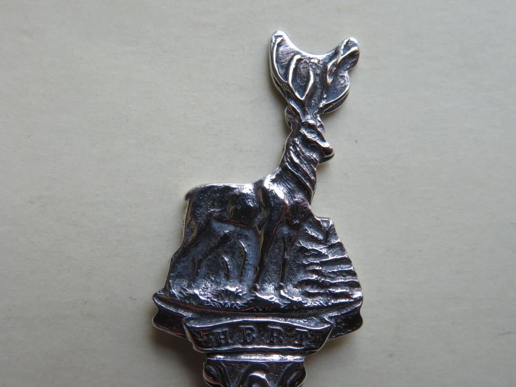 Verzilverd lepeltje Dierenbescherming Hert, Verzenden