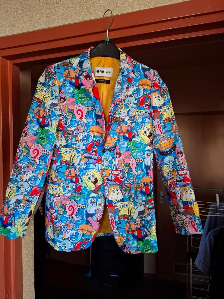 Opposuits Spongebob Pak - Maat 146/152, Ophalen of Verzenden