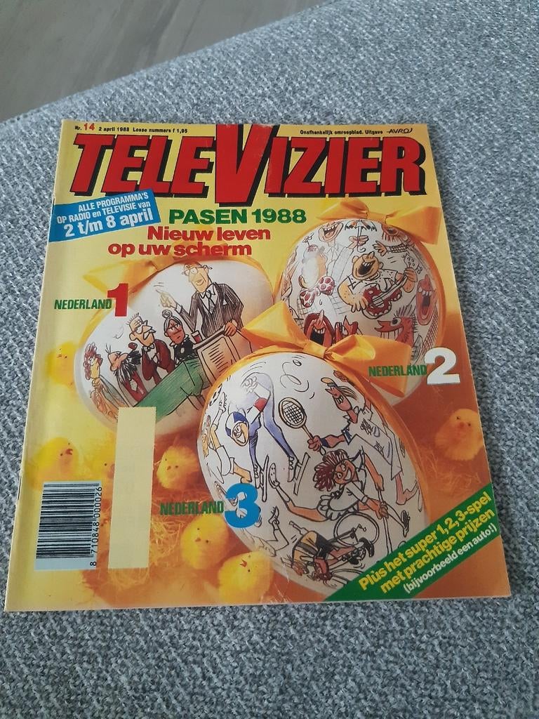 14.Televizier 1988. Meryl Streep. Frank Boeyen. LA LAW. Pony, Verzamelen, Ophalen of Verzenden, 1980 tot heden, Tijdschrift