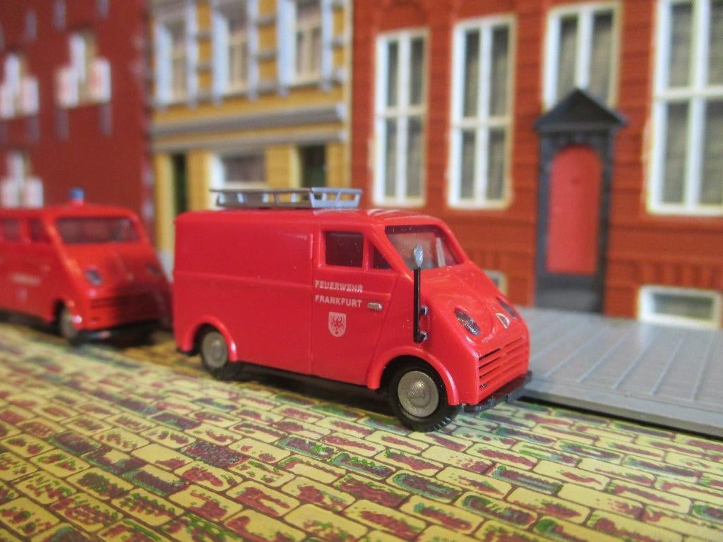 1949-1962 DKW 3=6 F-89L Schnelllaster - brandweer Frankfurt, Ophalen of Verzenden, Gebruikt, Bus of Vrachtwagen, Overige merken