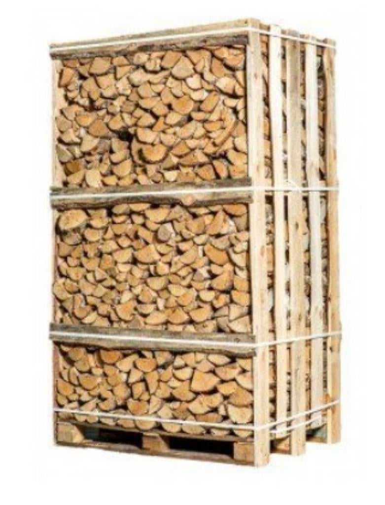 Gedroogd Eiken Brandhout - 2 kuub!, Tuin en Terras, Haardhout, Minder dan 3 m³, Ophalen, Eikenhout, Blokken