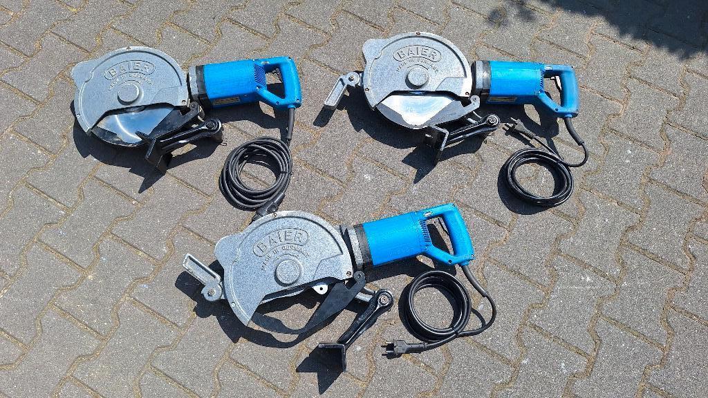 3x Baier EHS 2 L Metaal droogzaagmachine ijzer staal, ., Ophalen of Verzenden, Zo goed als nieuw, .