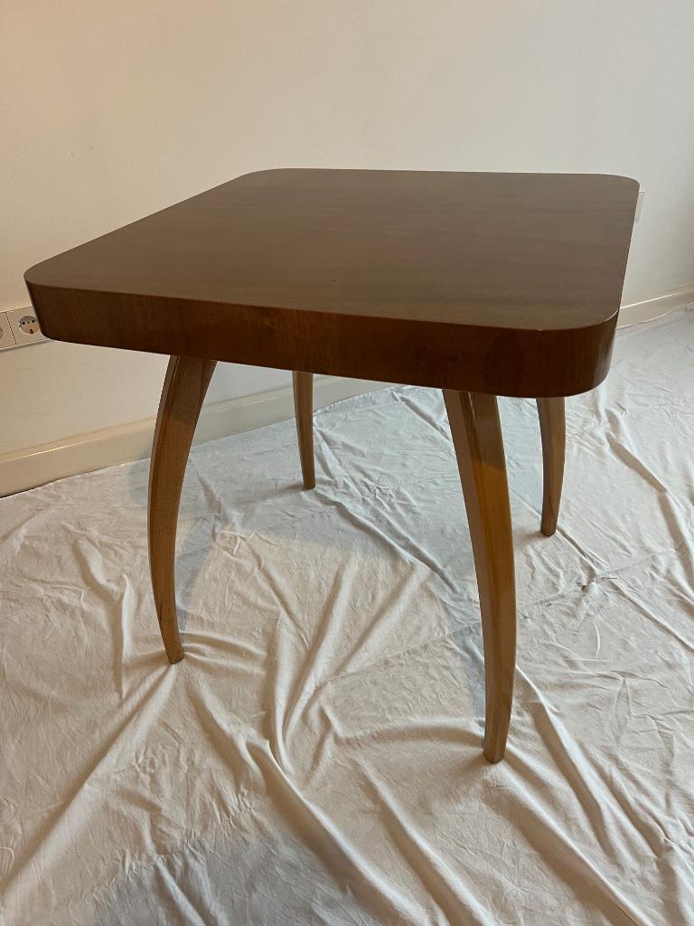 tafel art deco Halabala Spider, Huis en Inrichting, Tafels | Eettafels, 50 tot 100 cm, 50 tot 100 cm, tot twee personen, Vierkant