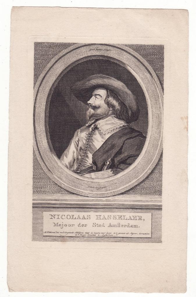 Nicolaas Hasselaer majoor der stad Amsterdam gravure, Verzenden
