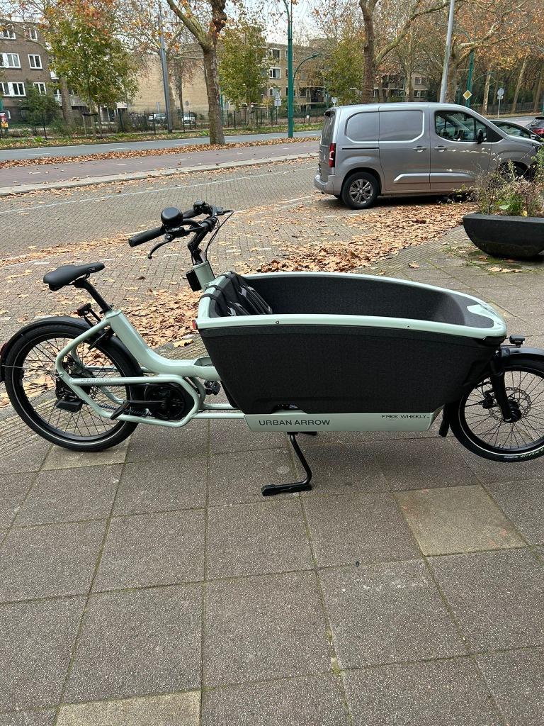 Urban Arrow Next bakfiets met EUR 600,- korting + regenhuif, Overige merken, 4 kinderen of meer, Huif, Nieuw