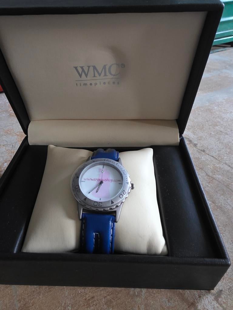 Nieuw WMC Horloge in Doos met Garantie, Overige merken, Leer, Staal, Polshorloge