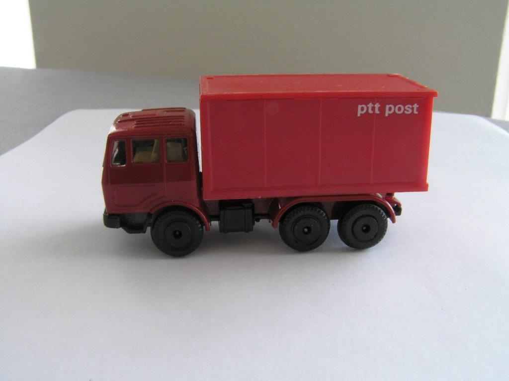 ptt post miniatuur vrachtauto 8 cm L 3 cm br 4 cm hoog Nieuw, Ophalen, Nieuw