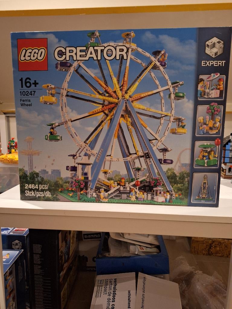 lego 10247, ferris wheel, Ophalen of Verzenden, Nieuw, Complete set, Lego