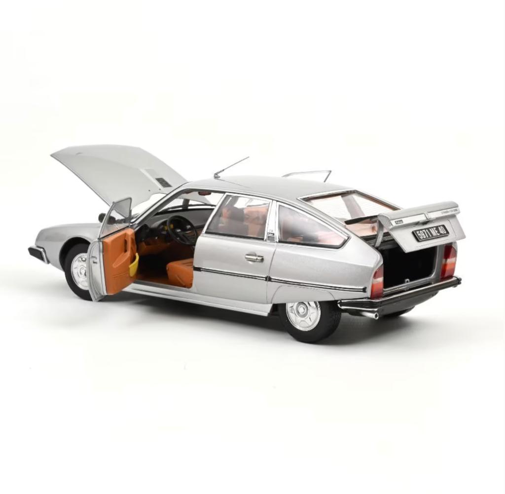 Citroen CX 2200 Pallas 1976 Grijs 1/18 NOREV Ref. 181810, Hobby en Vrije tijd, Modelauto's | 1:18, Verzenden, Nieuw, Auto, Norev
