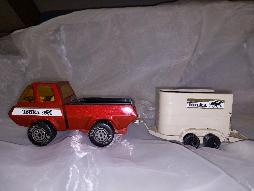 Vintage jaren 1970 speelgoed Tonka Buggy/Trucks Paarden, Ophalen of Verzenden