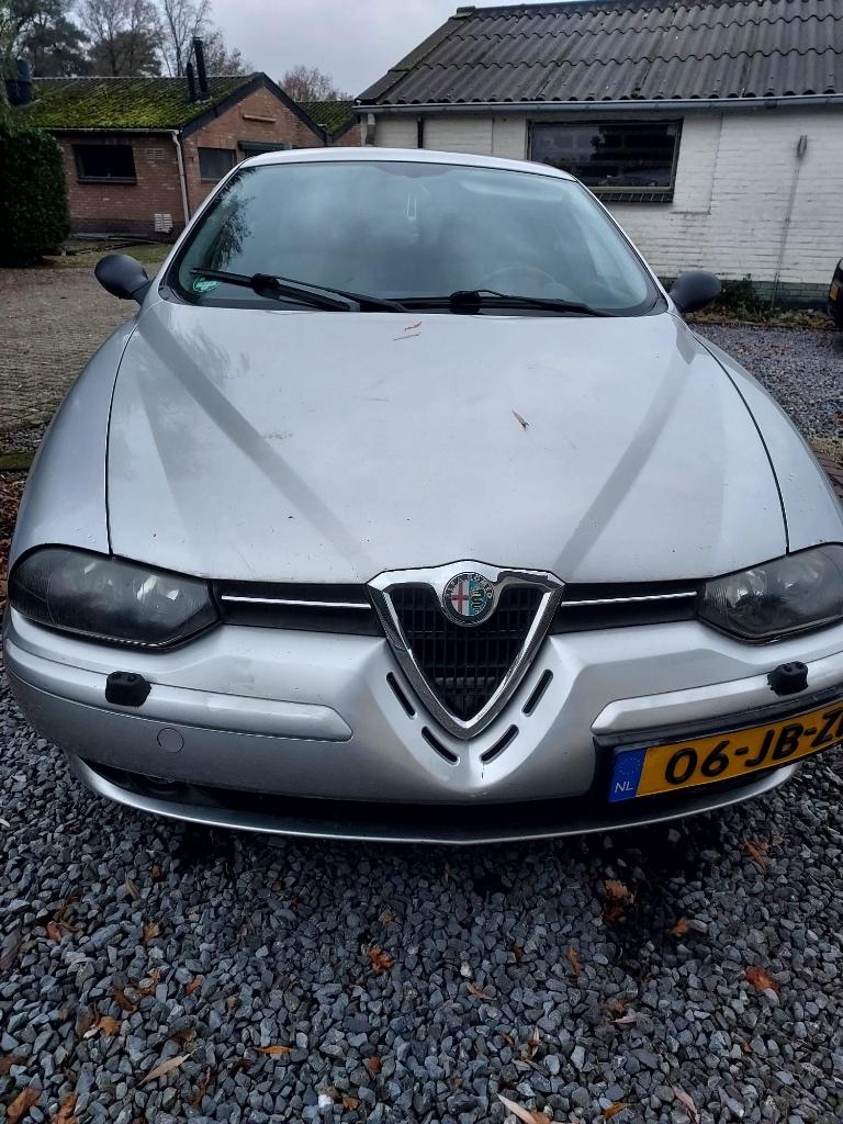 Alfa Romeo 156 1.8 Sportwagon 2002 Grijs leer 240k NIEUW APK, Auto's, Alfa Romeo, Voorwielaandrijving, 4 cilinders, 1290 kg, Handgeschakeld