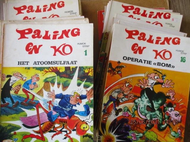adv3768 paling en ko, Boeken, Stripboeken, Gelezen, Eén stripboek, Ophalen