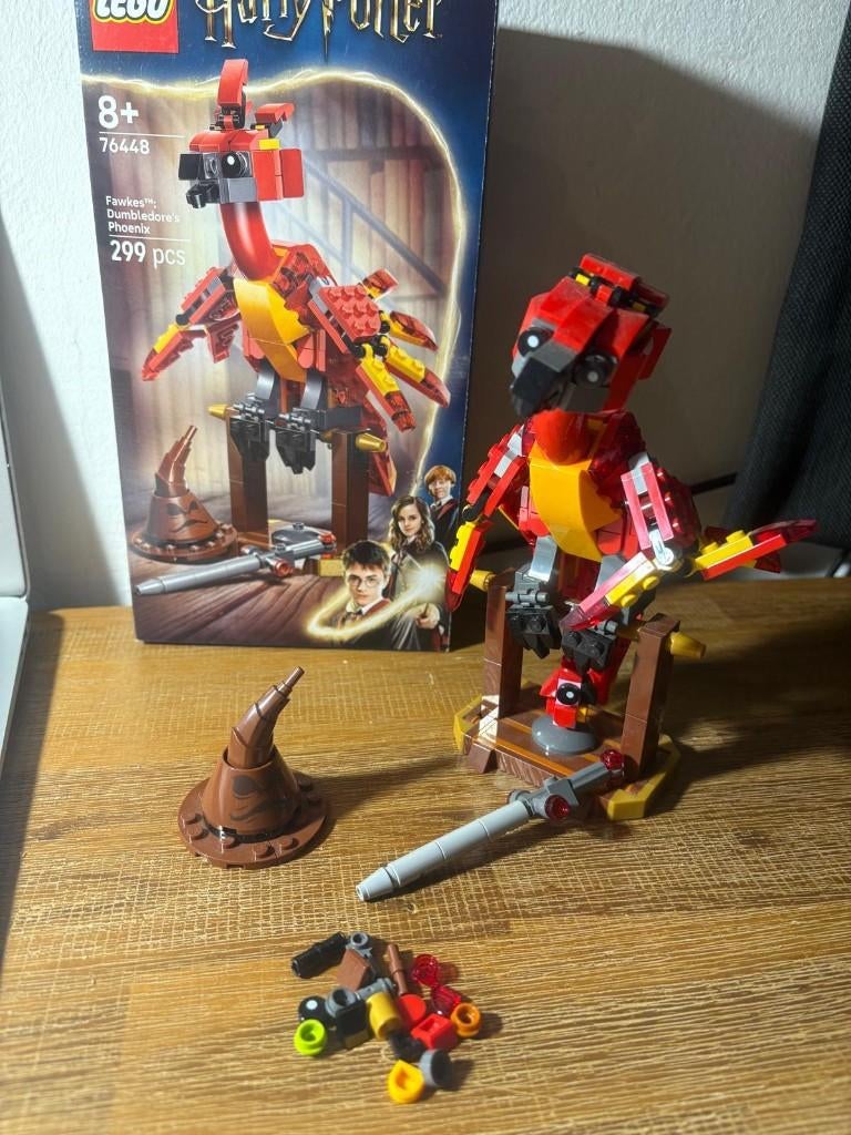 LEGO Harry Potter 76448 Fawkes: Dumbledore's Phoenix, Kinderen en Baby's, Speelgoed | Duplo en Lego, Zo goed als nieuw, Lego, Complete set