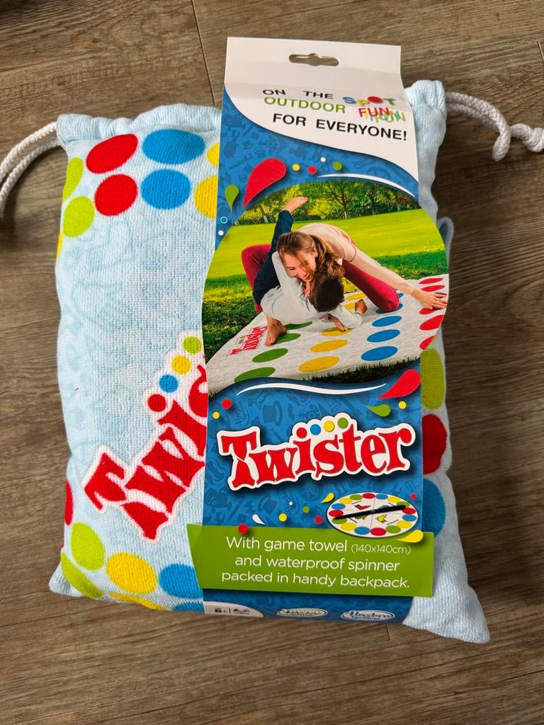 Twister spel in rugzak, Drie of vier spelers, Ophalen of Verzenden, Nieuw, Reisspel