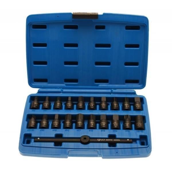 Carterplug Doppenset 3/8" 21 Delig, Auto diversen, Ophalen of Verzenden, Nieuw