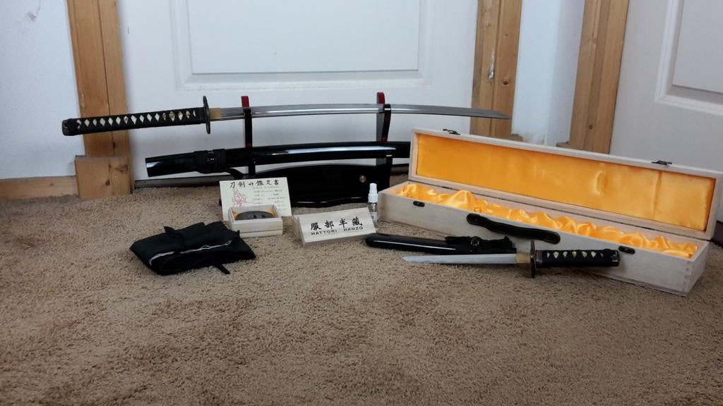 Scherpe Samoerai zwaarden, sabel, mes, zwaard, bajonet, Ophalen of Verzenden, Overige soorten, Azië, Zwaard of Sabel