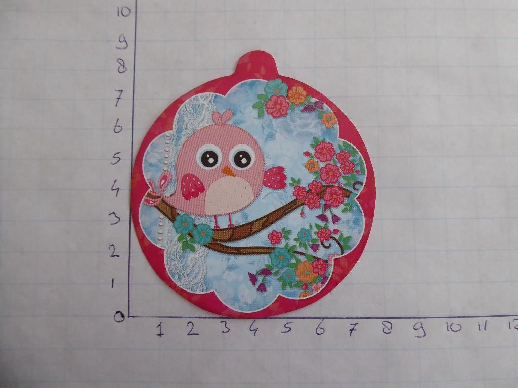 nr. 106 - uitgeknipt 3d plaatje, Hobby en Vrije tijd, Kaarten | Zelf maken, Ophalen of Verzenden, Nieuw, Dieren, Knipvel