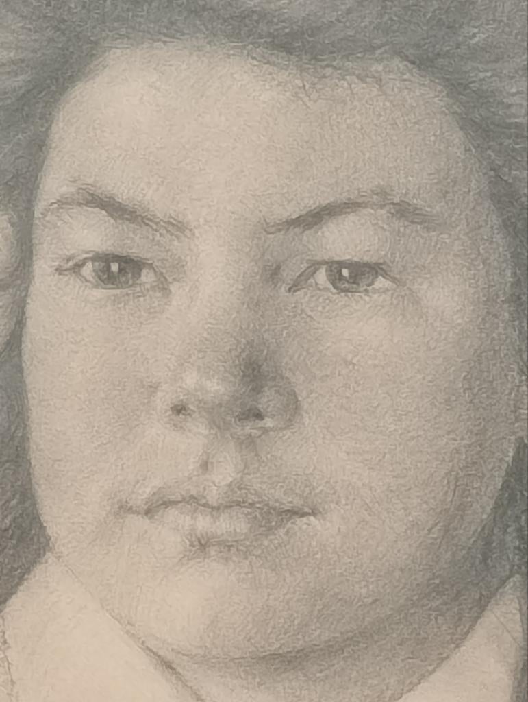 Houtskool portret jonge vrouw gesigneerd J.Maris, Ophalen of Verzenden