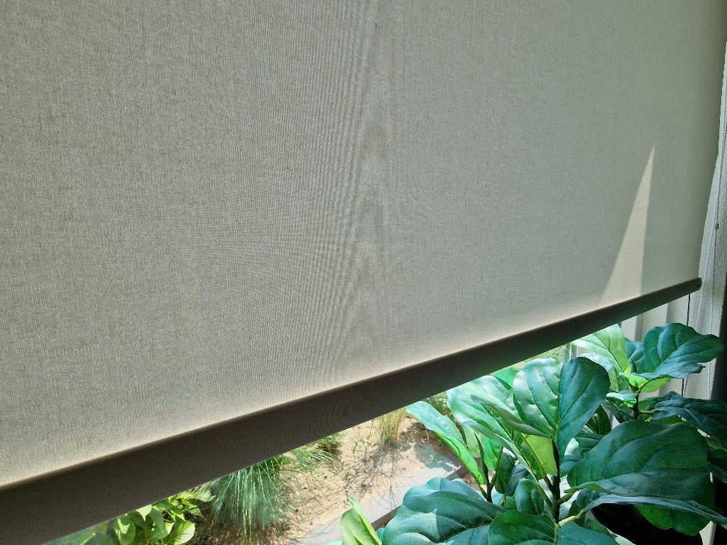 Rolgordijn Sunway, Ophalen, 150 tot 200 cm, Zo goed als nieuw, Crème