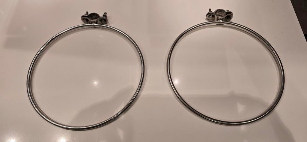 RVS Fenderhouder 2x voor Stootkussens Boot, Watersport en Boten, Bootonderdelen, Ophalen, Gebruikt, Dekbeslag, Zeilboot of Motorboot