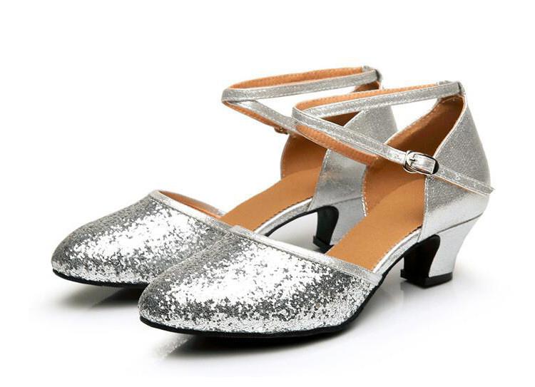 Zilveren dames glitter dansschoenen dans hakken salsa tango, Kleding | Dames, Schoenen, Nieuw, Dansschoenen, Overige kleuren, Verzenden