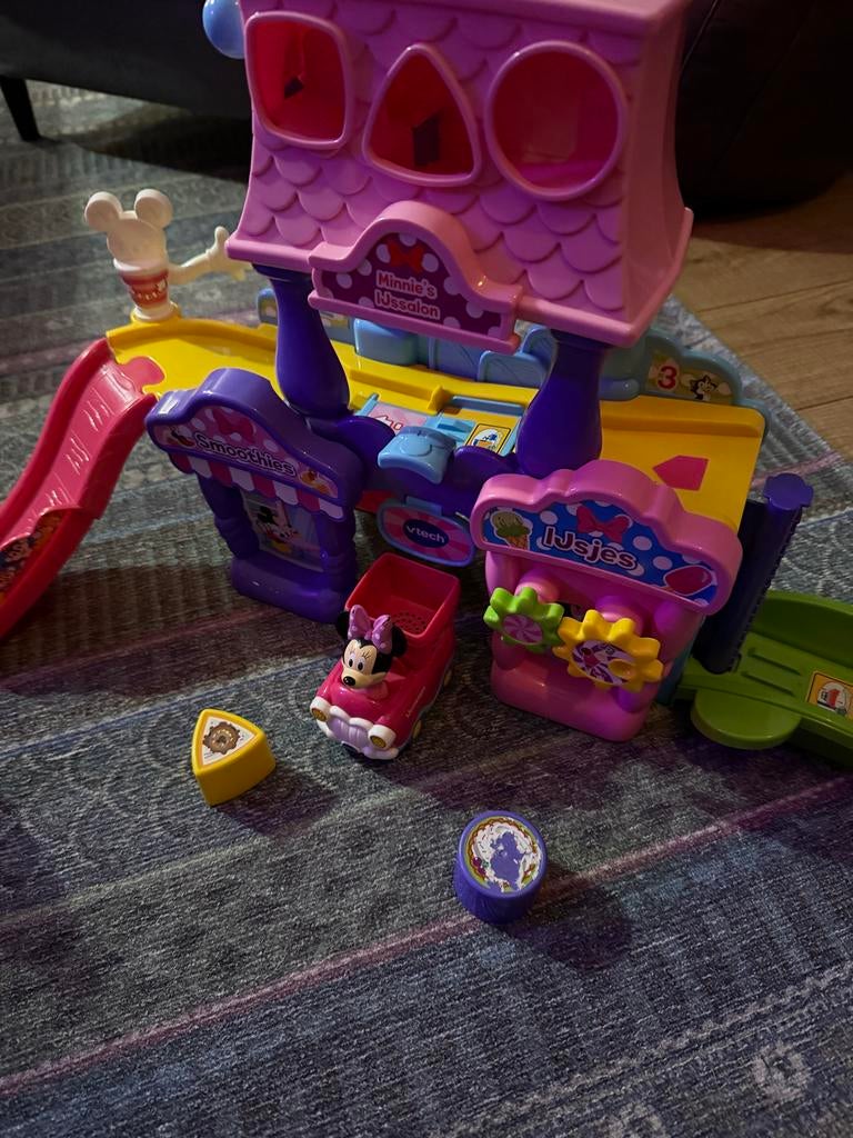 Minnie Mouse Speelset, Ophalen of Verzenden, Zo goed als nieuw, Auto, Met geluid